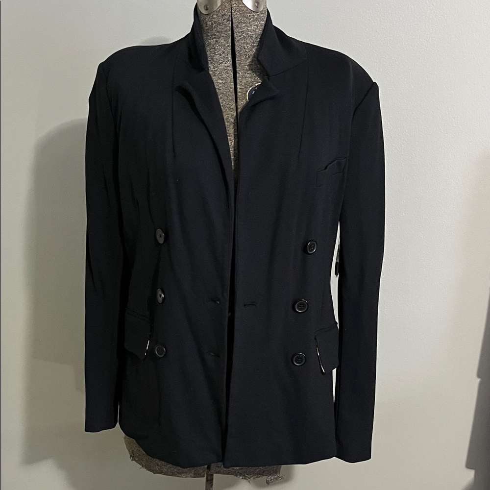 Sofia by Sofia Vergara Black Double-Breasted Blazer